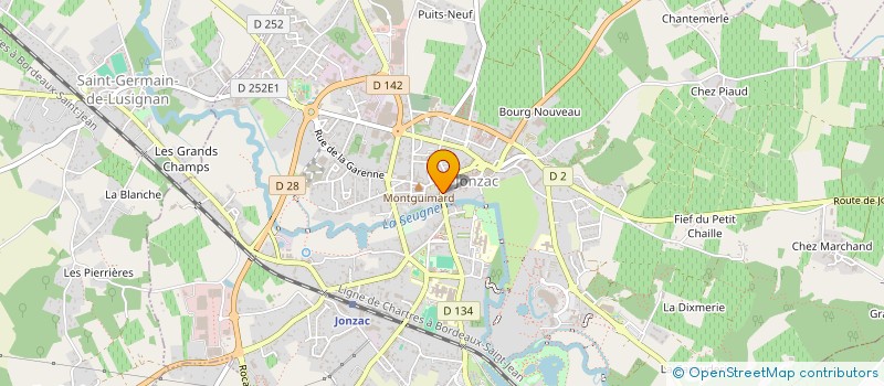 localisation de l'entreprise MADAME ADELINA BERTRAND à JONZAC