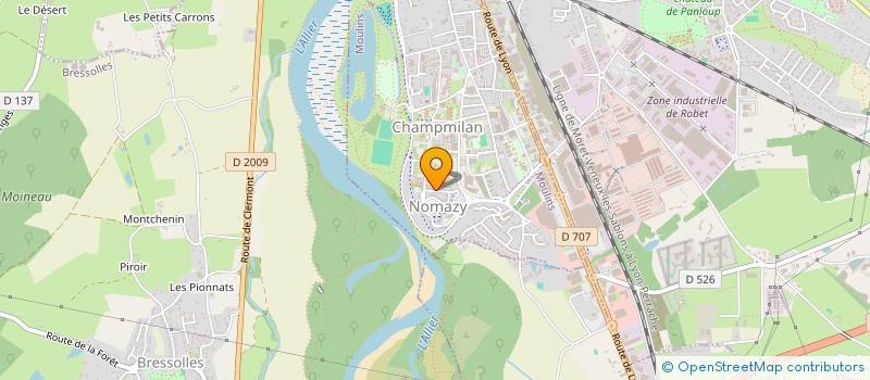 localisation de l'entreprise MADAME ADELINA COVACI  MOULINS