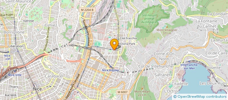 localisation de l'entreprise MADAME ADELINA DOTI  NICE