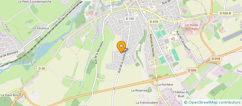 localisation de l'entreprise MADAME ADELINA FOURQUEMIN à L'AIGLE
