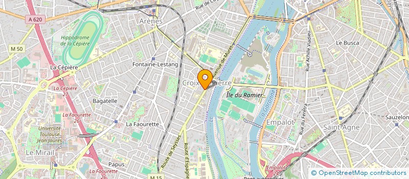 localisation de l'entreprise MADAME ADELINA KACHEVA  CASTELGINEST