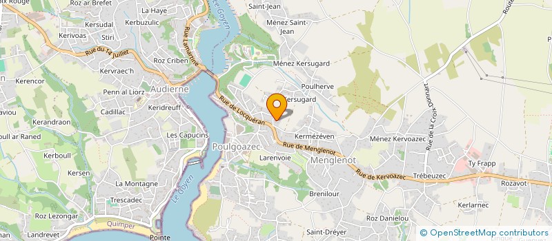 localisation de l'entreprise MADAME ADELINA KHALIULLINA  PLOUHINEC