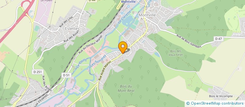 localisation de l'entreprise MADAME ADELINA LE MINOR  MONTVILLE