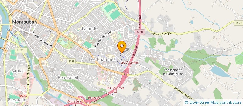 localisation de l'entreprise MADAME ADELINA MARKU  MONTAUBAN