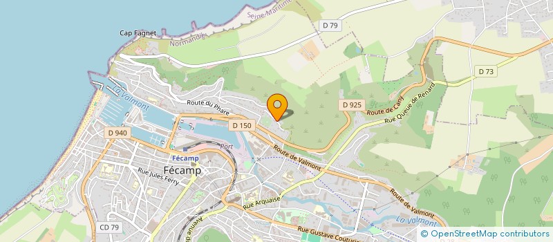 localisation de l'entreprise MADAME ADELINA PAIN  FECAMP