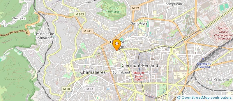 localisation de l'entreprise MADAME ADELINA VITIJA  CLERMONT-FERRAND