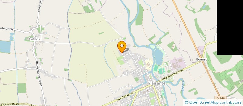 localisation de l'entreprise MADAME ADELINE ABADIE  PLAISANCE