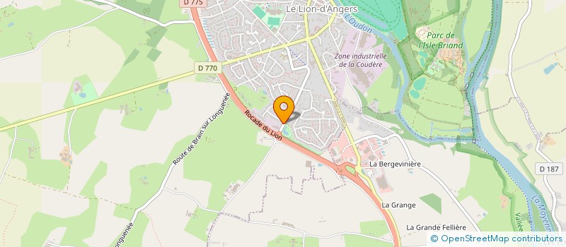 localisation de l'entreprise MADAME ADELINE ALBERTEAU  LE LION-D'ANGERS