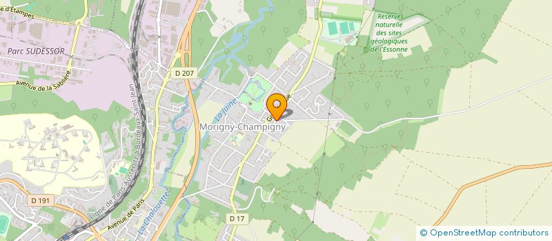 localisation de l'entreprise MADAME ADELINE ALI à MORIGNY-CHAMPIGNY