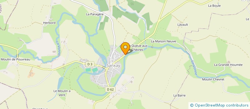 localisation de l'entreprise MADAME ADELINE ALLEAU à SANXAY