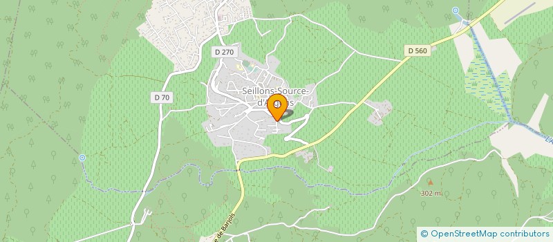 localisation de l'entreprise MADAME ADELINE AMATE  SEILLONS-SOURCE-D'ARGENS