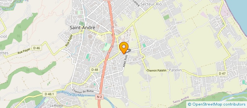 localisation de l'entreprise MADAME ADELINE ARMOET  SAINT-ANDRE