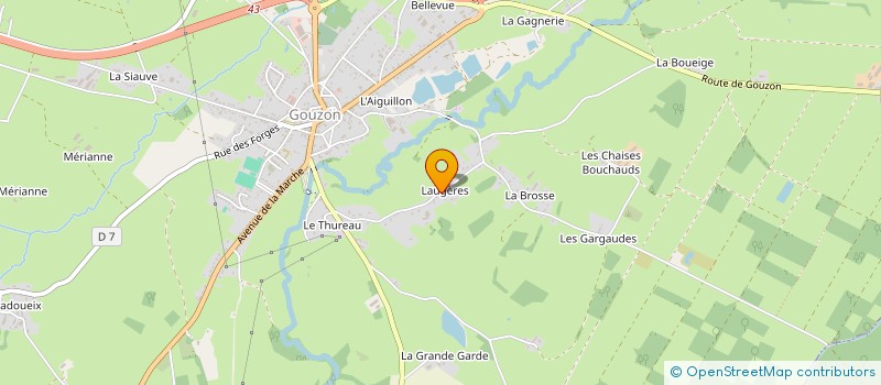localisation de l'entreprise MADAME ADELINE AUBERT à GOUZON