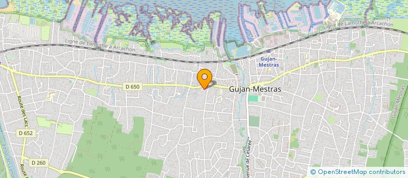 localisation de l'entreprise MADAME ADELINE AUBOIS  LA TESTE-DE-BUCH