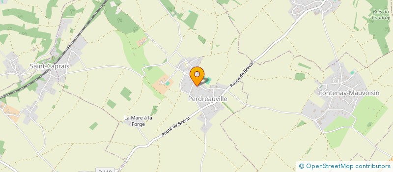 localisation de l'entreprise MADAME ADELINE AUDRY  PERDREAUVILLE