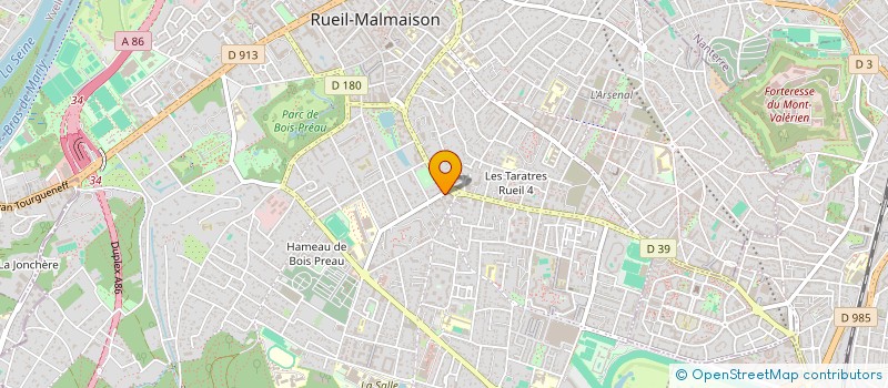 localisation de l'entreprise MADAME ADELINE AUGEREAU à RUEIL-MALMAISON