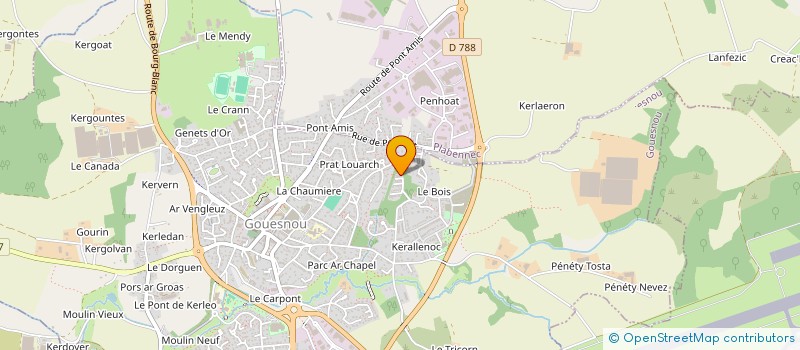 localisation de l'entreprise MADAME ADELINE AUTRET  GOUESNOU