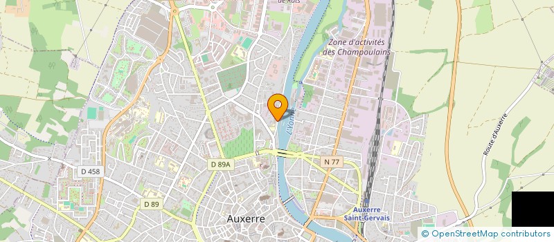 localisation de l'entreprise MADAME ADELINE AYMOS à AUXERRE