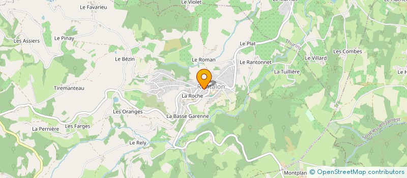 localisation de l'entreprise MADAME ADELINE BALLET à RONTALON