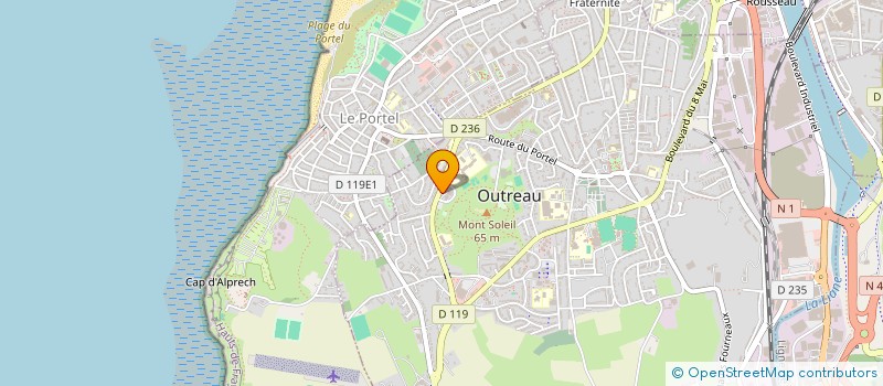 localisation de l'entreprise MADAME ADELINE BARBARAY  OUTREAU