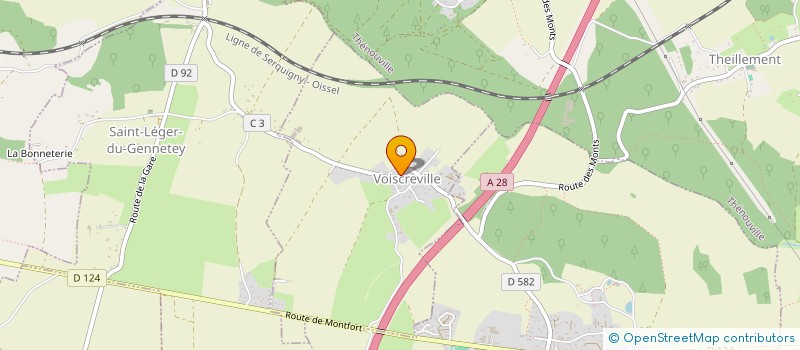 localisation de l'entreprise MADAME ADELINE BARBEY  VOISCREVILLE