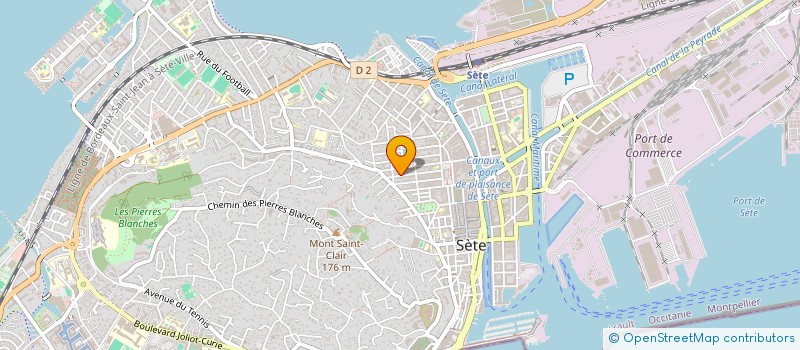 localisation de l'entreprise MADAME ADELINE BARRE  SETE