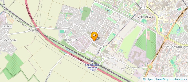 localisation de l'entreprise MADAME ADELINE BARTHELEMY  BEZANNES