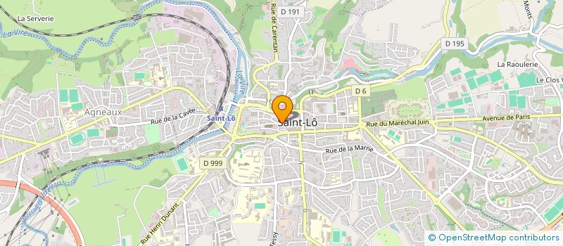 localisation de l'entreprise MADAME ADELINE BAUDON  SAINT-LO