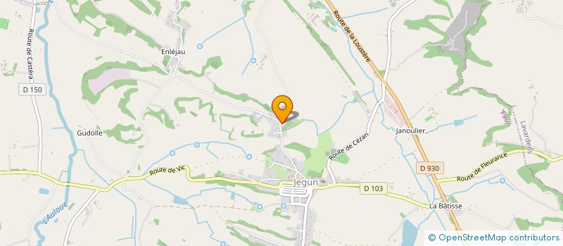 localisation de l'entreprise MADAME ADELINE BEAUDON  VIC-FEZENSAC