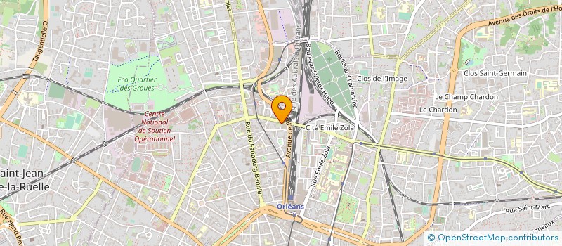 localisation de l'entreprise MADAME ADELINE BEAUJON à ORLEANS