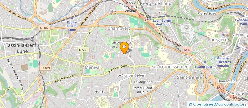localisation de l'entreprise MADAME ADELINE BEAULET à LYON