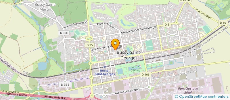 localisation de l'entreprise MADAME ADELINE BEAUVAIS  BUSSY-SAINT-GEORGES