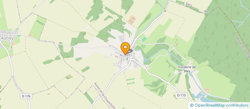 localisation de l'entreprise MADAME ADELINE BERNARD  AUVET-ET-LA-CHAPELOTTE