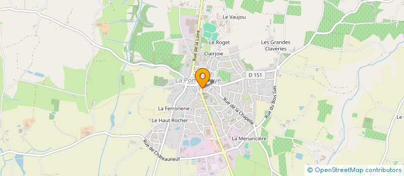 localisation de l'entreprise MADAME ADELINE BERNIER à MAUGES-SUR-LOIRE