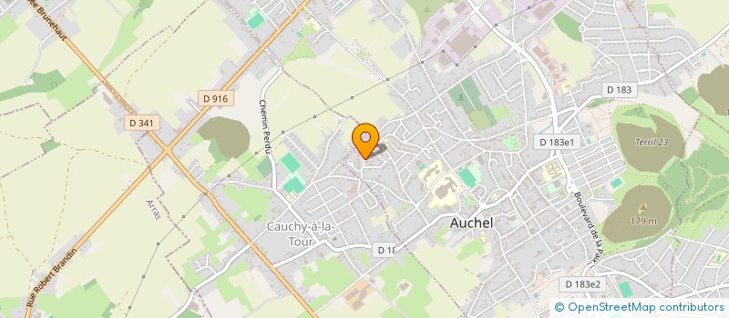 localisation de l'entreprise MADAME ADELINE BERRIER  AUCHEL