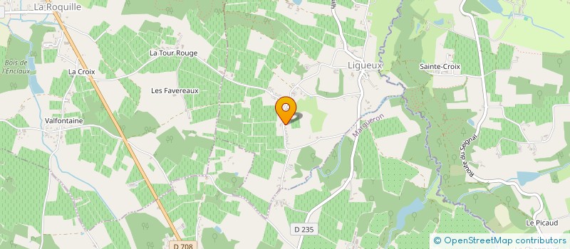 localisation de l'entreprise MADAME ADELINE BERTIN  LIGUEUX