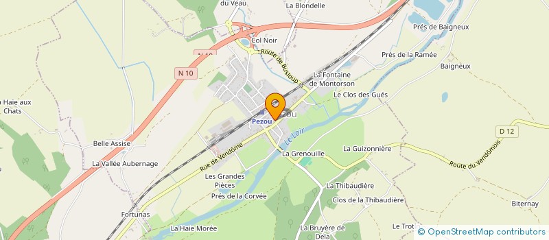 localisation de l'entreprise MADAME ADELINE BERTIN  PEZOU