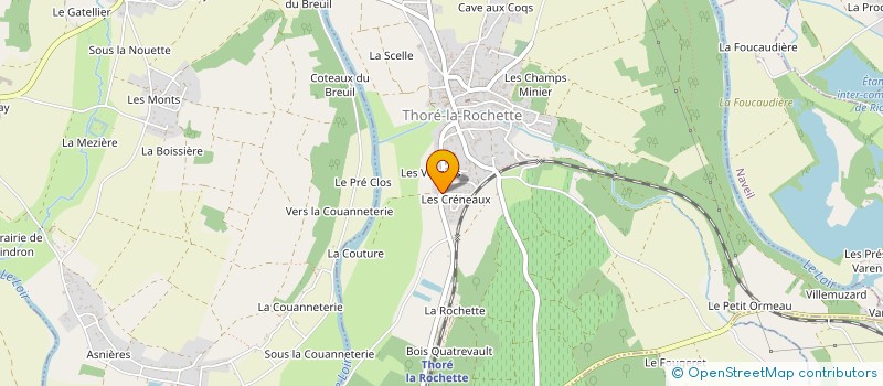 localisation de l'entreprise MADAME ADELINE BESSEMOULIN  THORE-LA-ROCHETTE