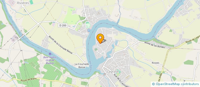 localisation de l'entreprise MADAME ADELINE BEZY  LAGRAVE