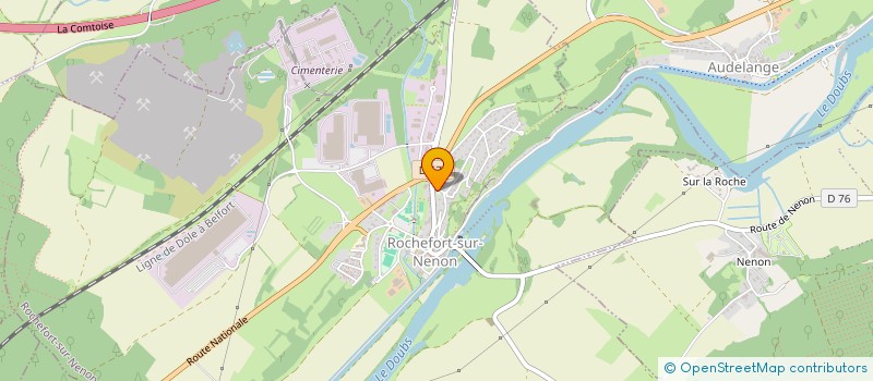 localisation de l'entreprise MADAME ADELINE BICHOT  ROCHEFORT-SUR-NENON