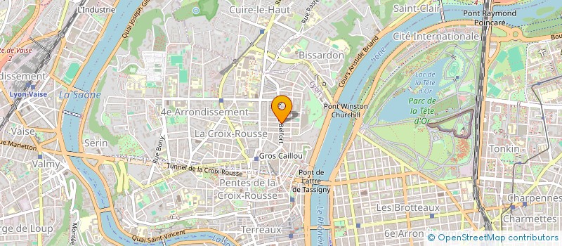 localisation de l'entreprise MADAME ADELINE BILLON à LYON