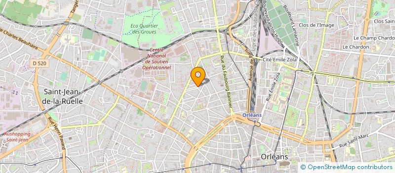 localisation de l'entreprise MADAME ADELINE BINZANGI à ORLEANS