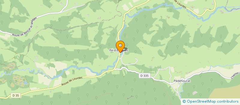 localisation de l'entreprise MADAME ADELINE BIRADOM  LOUVIE-JUZON