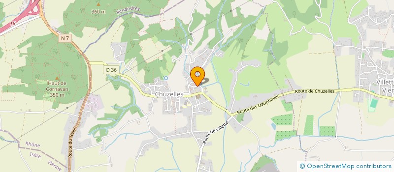 localisation de l'entreprise MADAME ADELINE BLANC  CHUZELLES