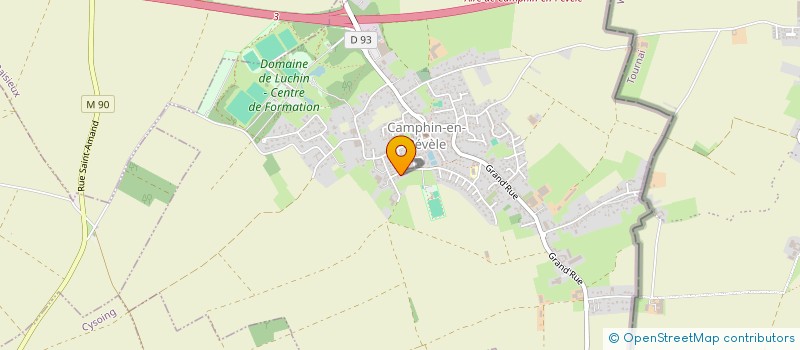 localisation de l'entreprise MADAME ADELINE BLANCHON à CAMPHIN-EN-PEVELE