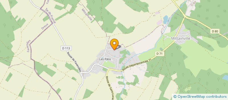 localisation de l'entreprise MADAME ADELINE BLANLOT à MITTAINVILLE