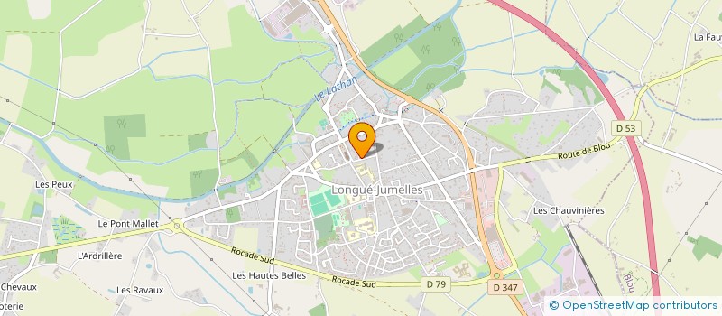 localisation de l'entreprise MADAME ADELINE BODET à GENNES-VAL-DE-LOIRE