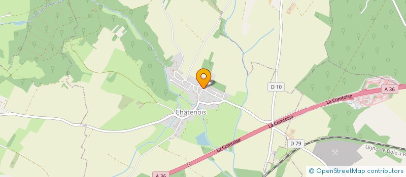 localisation de l'entreprise MADAME ADELINE BONIN  CHATENOIS