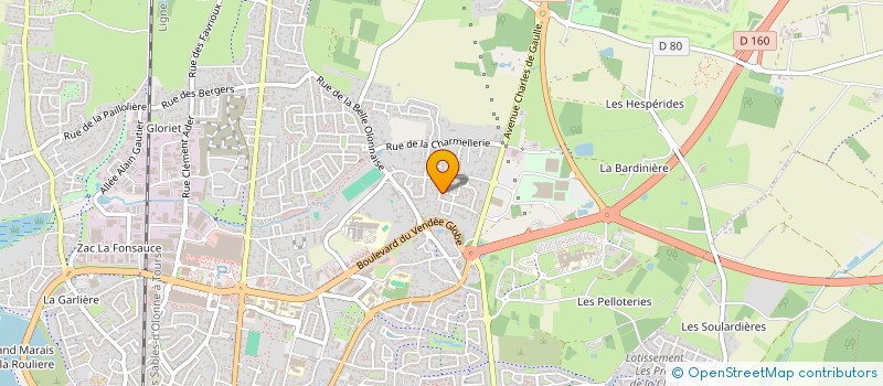 localisation de l'entreprise MADAME ADELINE BONNAIRE à LES SABLES-D'OLONNE