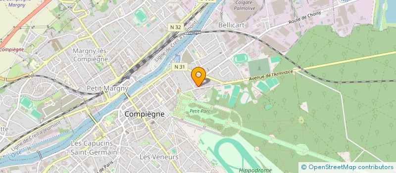 localisation de l'entreprise MADAME ADELINE BONNEFOY à COMPIEGNE